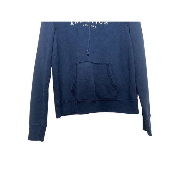 Abercrombie & Fitch Sweatpant Hoodie Set Women Small-Medium Blue Y2K 2000 School - Picture 10 of 16